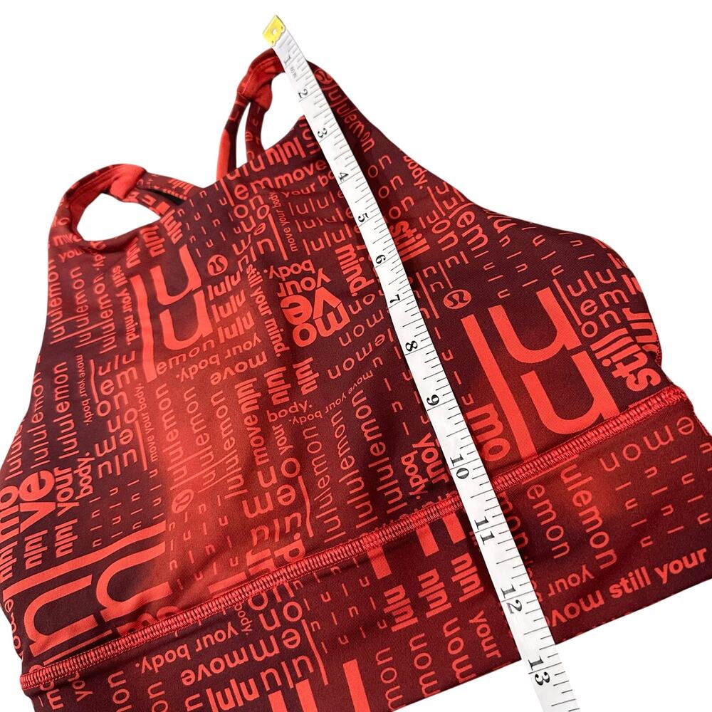 Lululemon Women's Energy High-Neck Longline Sports Bra Size 4 - Picture 4 of 5